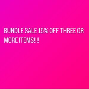 Bundle Sale Announcement